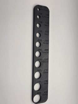 Cable sizing gauge